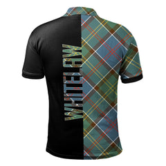 Whitelaw Tartan Polo Shirt Half of Me - Cross Style