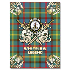 Whitelaw Tartan Gold Courage Symbol Blanket