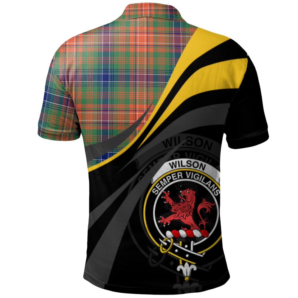 Wilson Ancient Tartan Polo Shirt - Royal Coat Of Arms Style