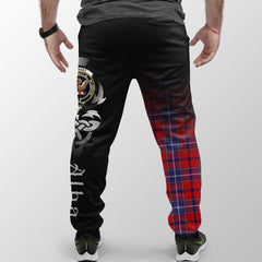 Wishart Dress Tartan Crest Jogger Sweatpants - Alba Celtic Style