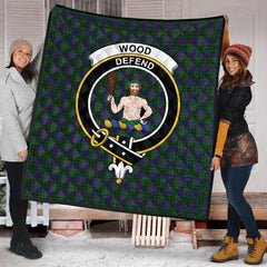 Wood Tartan Crest Quilt