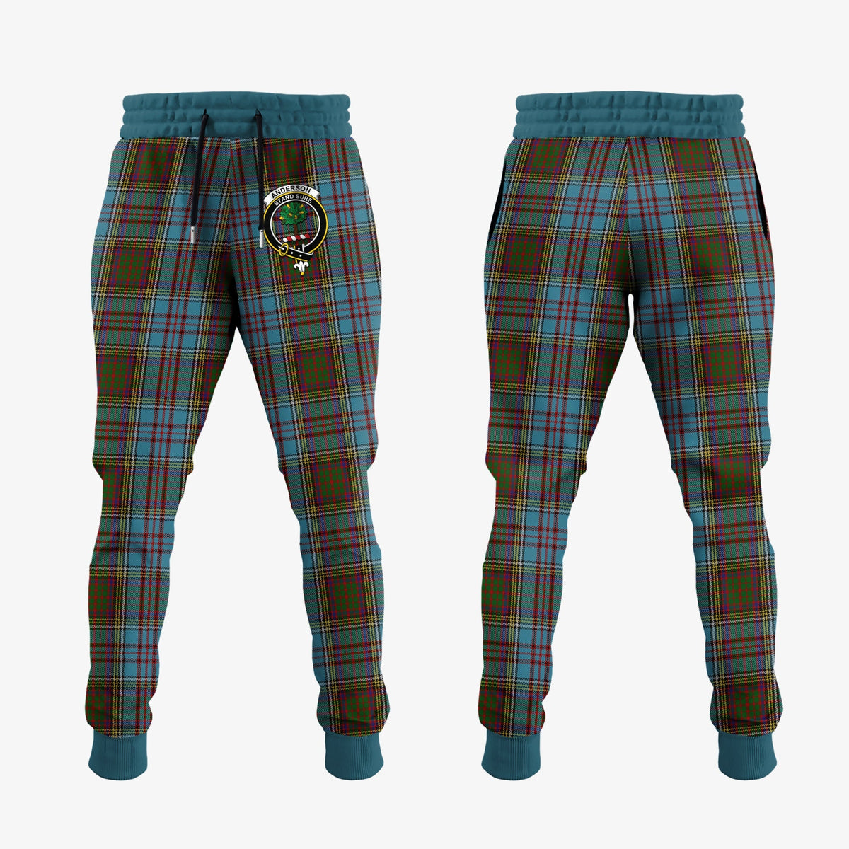 Anderson Tartan Crest Jogger Sweatpants