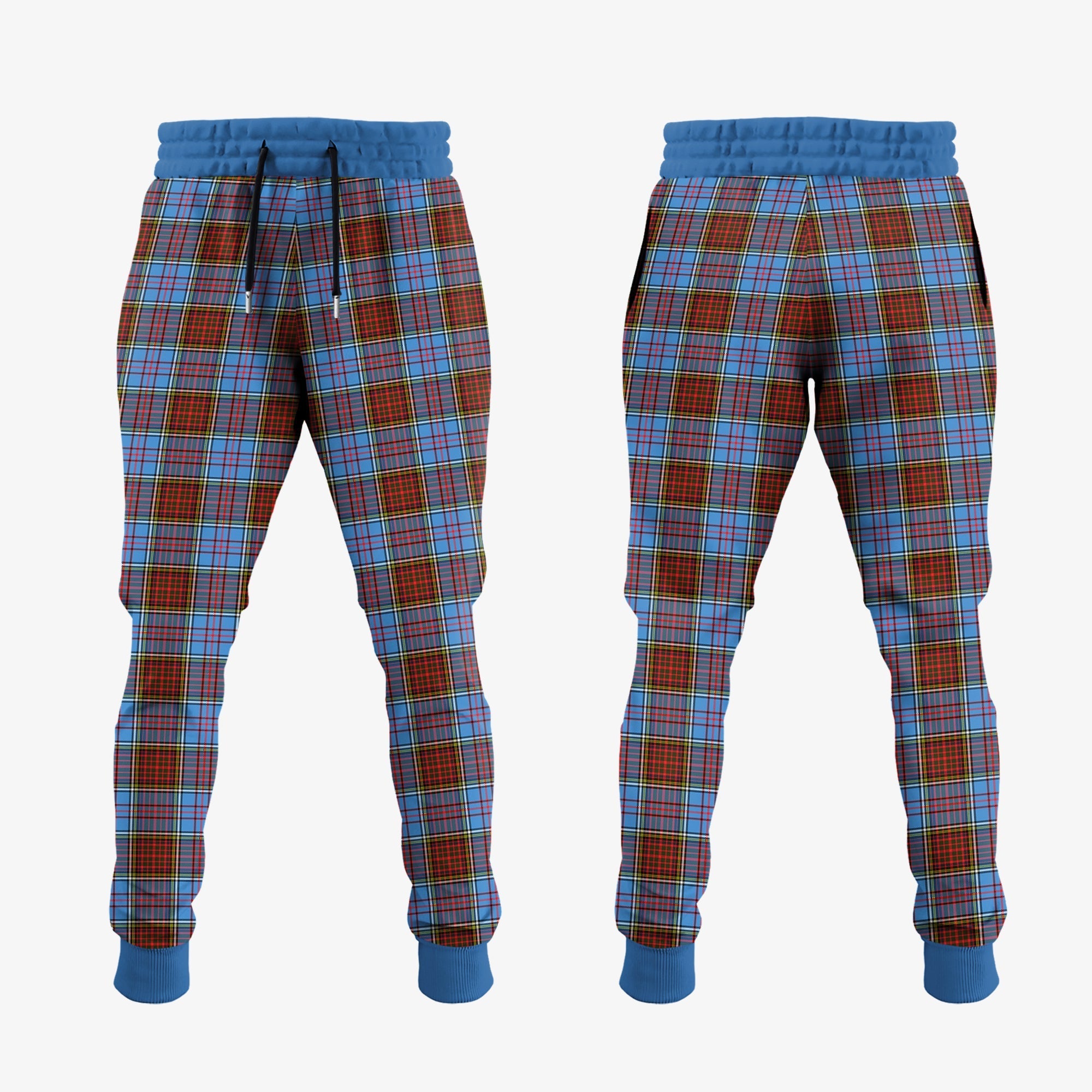 Anderson Modern Tartan Crest Jogger Sweatpants