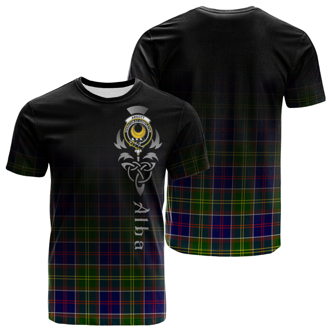 Arnott Tartan Crest T-shirt - Alba Celtic Style