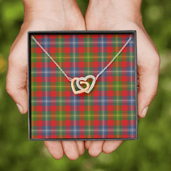 Forrester Tartan Interlocking Hearts Necklace
