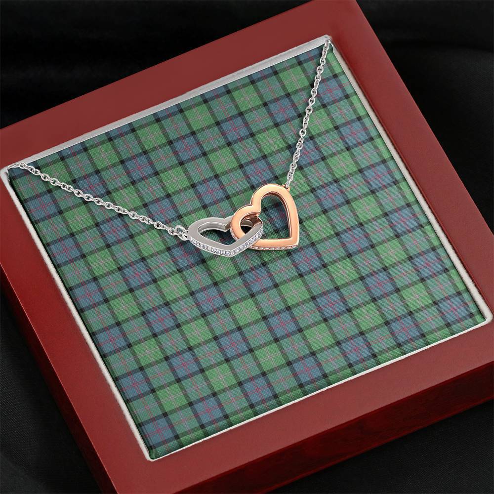 MacThomas Ancient Tartan Interlocking Hearts Necklace