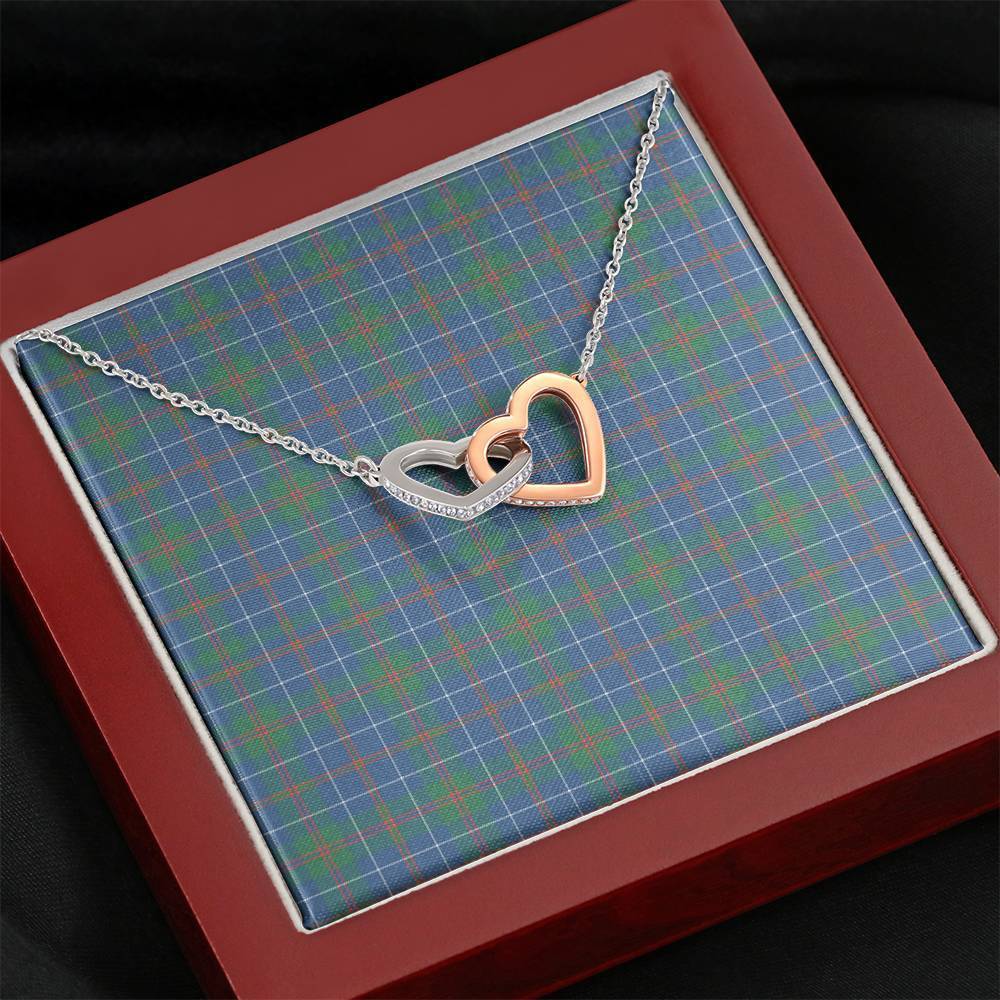 MacHardy Ancient Tartan Interlocking Hearts Necklace