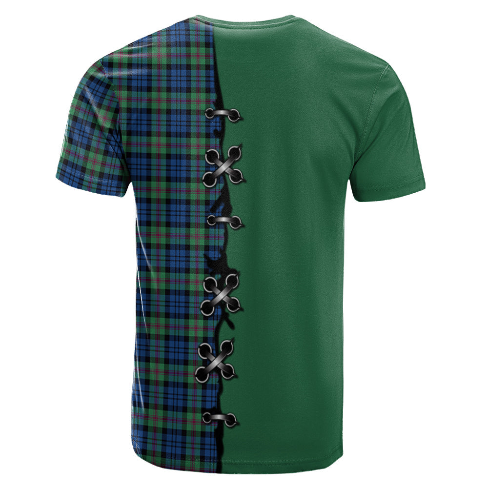 Baird Ancient Tartan T-shirt - Lion Rampant And Celtic Thistle Style