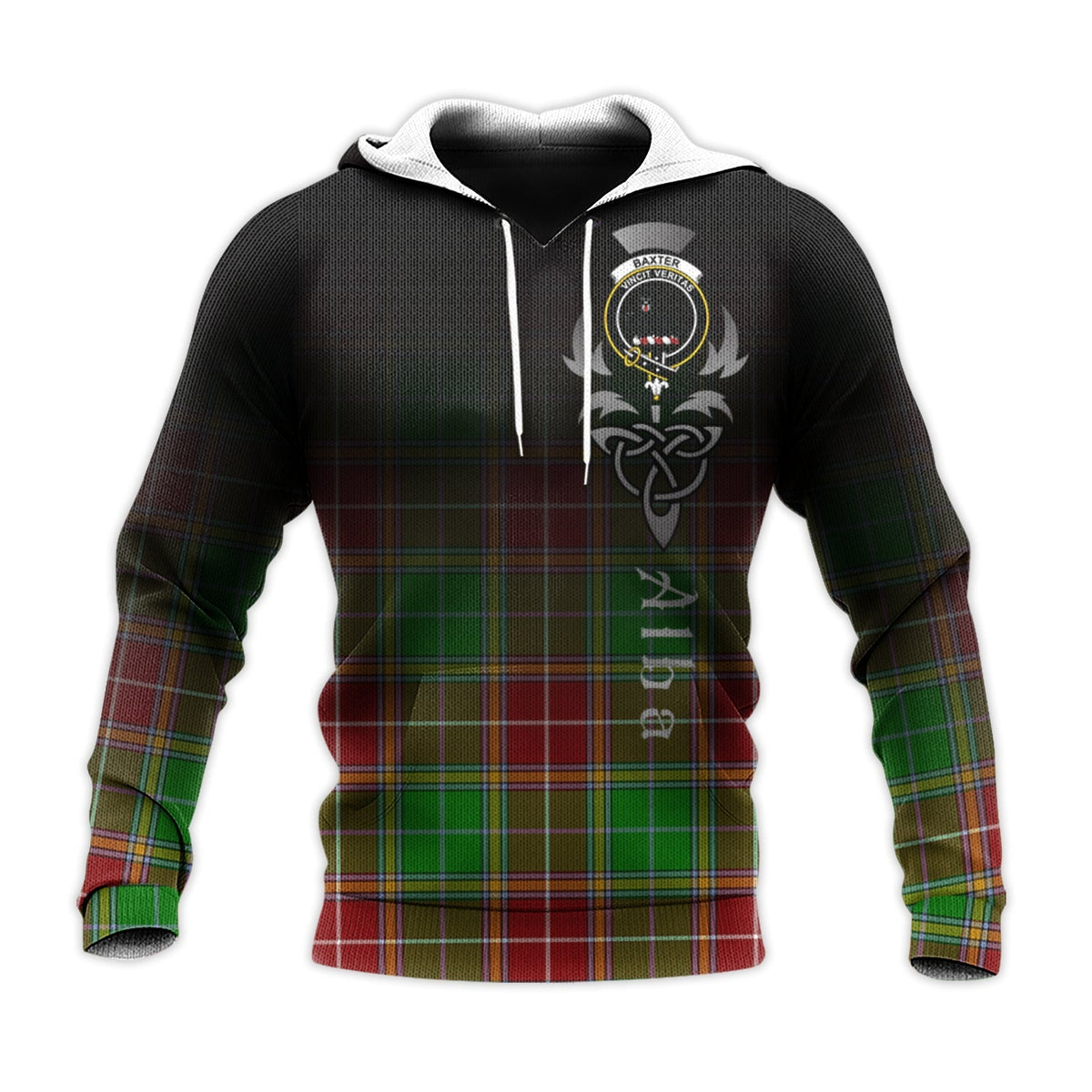 Baxter Modern Tartan Hoodie - Alba Celtic Style