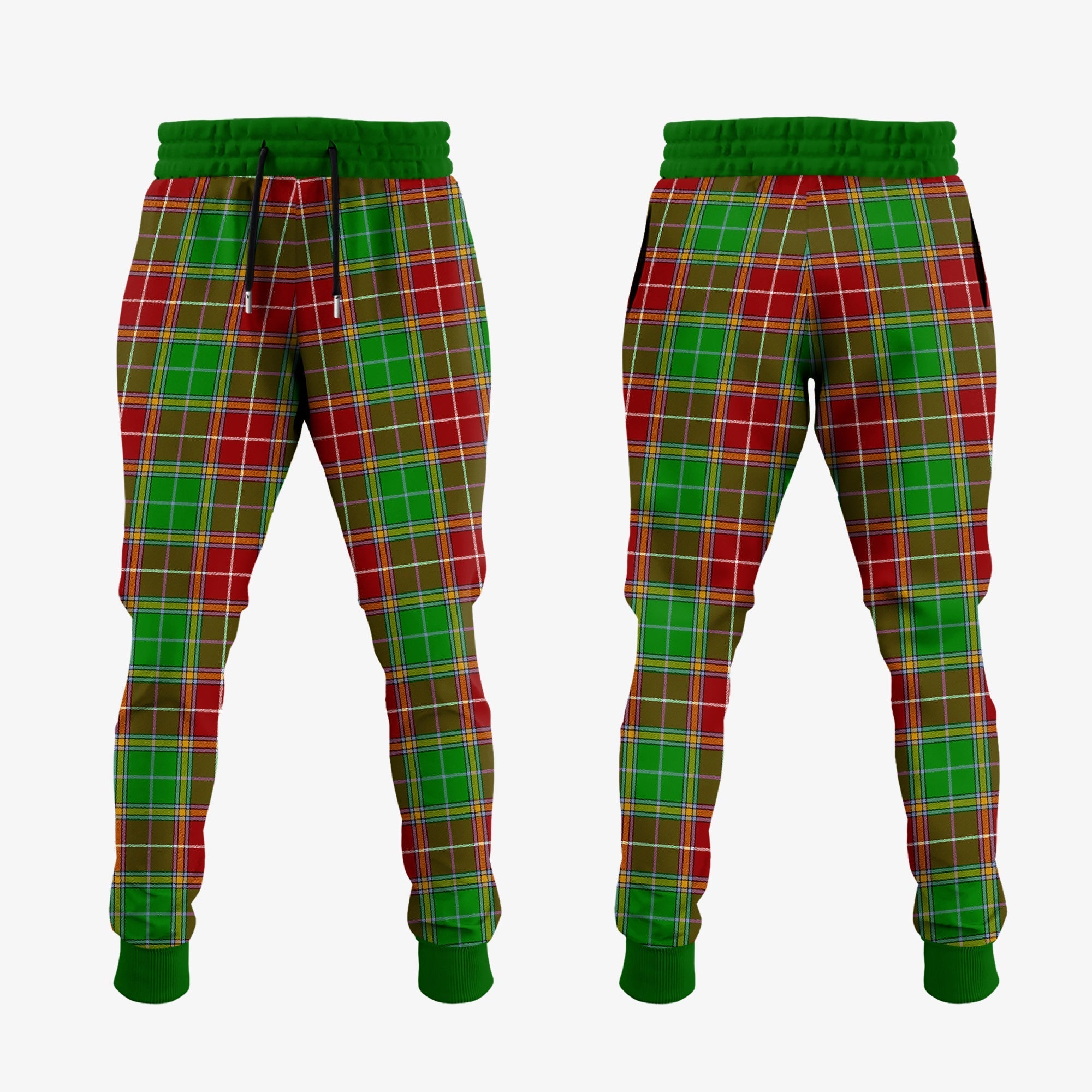 Baxter Modern Tartan Crest Jogger Sweatpants