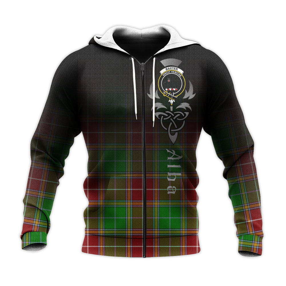 Baxter Modern Tartan Hoodie - Alba Celtic Style