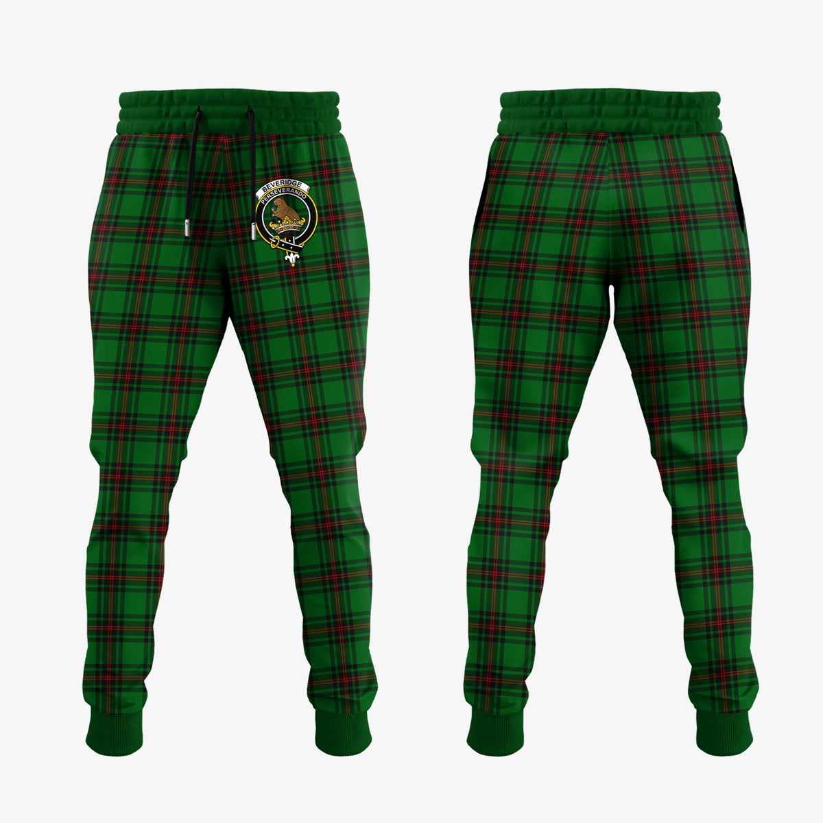 Beveridge Tartan Crest Jogger Sweatpants