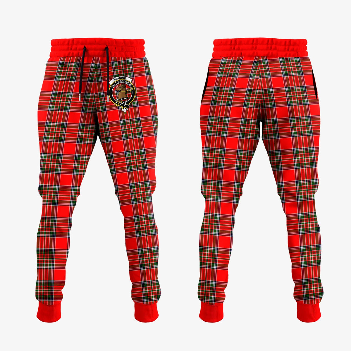 Binning Tartan Crest Jogger Sweatpants