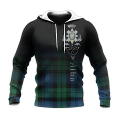 Black Watch Ancient Tartan Hoodie - Alba Celtic Style