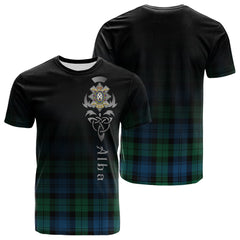 Black Watch Ancient Of Canada Tartan Crest T-shirt - Alba Celtic Style