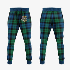 Black Watch Ancient Of Canada Tartan Crest Jogger Sweatpants