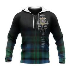 Black Watch Ancient Of Canada Tartan Hoodie - Alba Celtic Style