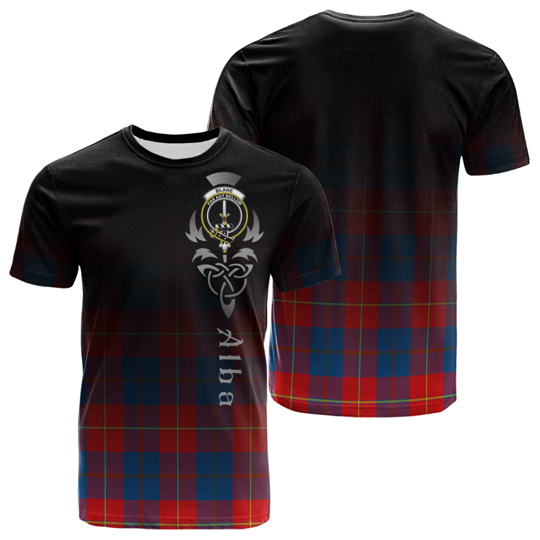 Blane Tartan Crest T-shirt - Alba Celtic Style