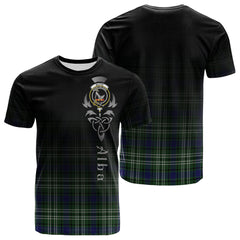 Blyth Tartan Crest T-shirt - Alba Celtic Style