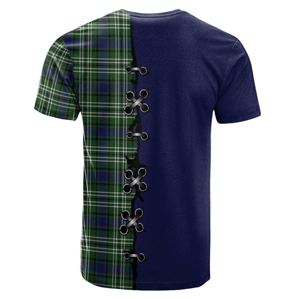 Blyth Tartan T-shirt - Lion Rampant And Celtic Thistle Style