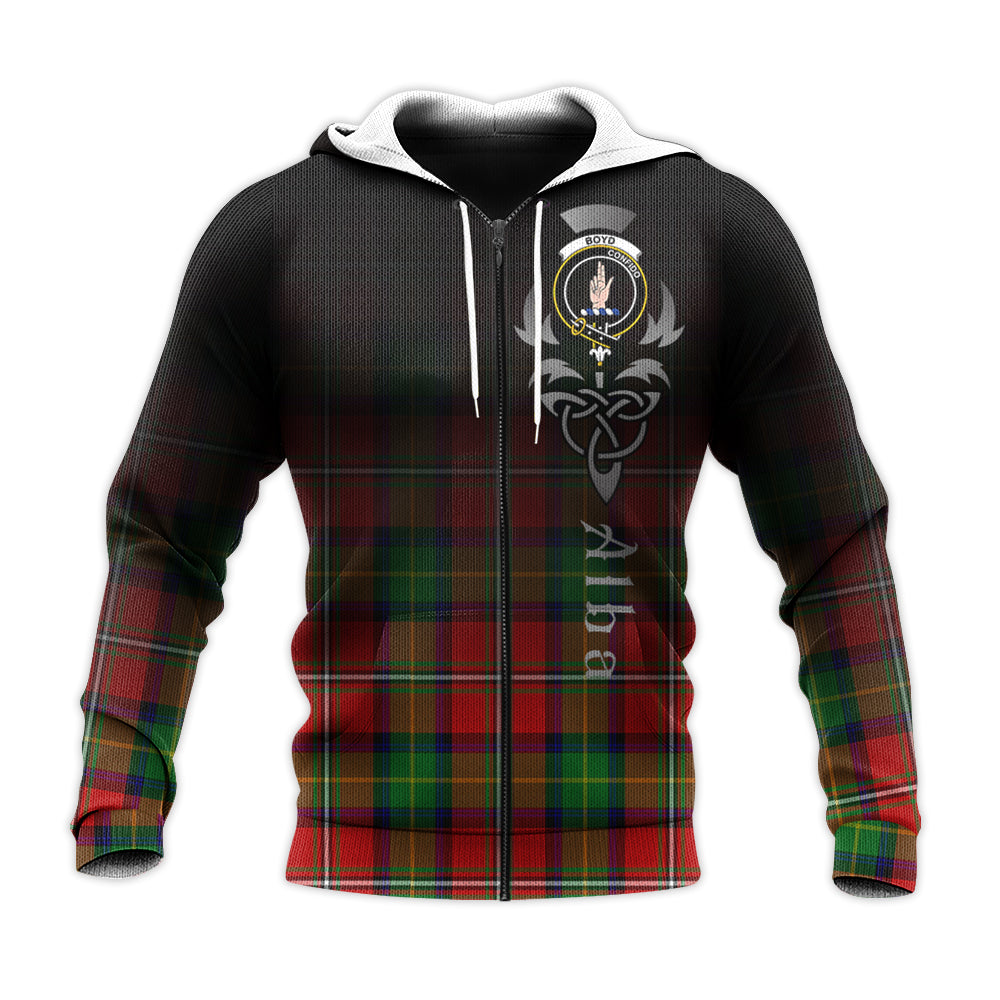 Boyd Modern Tartan Hoodie - Alba Celtic Style