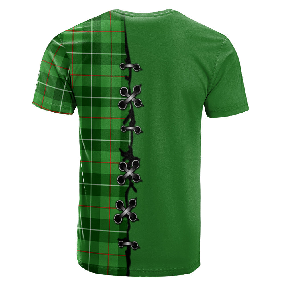 Boyle Tartan T-shirt - Lion Rampant And Celtic Thistle Style