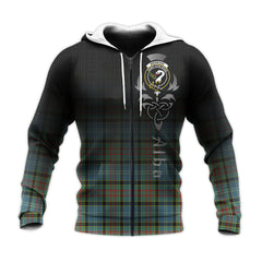 Brisbane Modern Tartan Hoodie - Alba Celtic Style