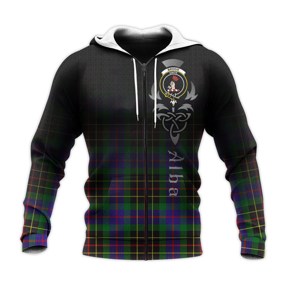 Brodie Hunting Modern Tartan Hoodie - Alba Celtic Style