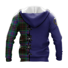 Brodie Hunting Modern Tartan Hoodie - Lion Rampant And Celtic Thistle Style