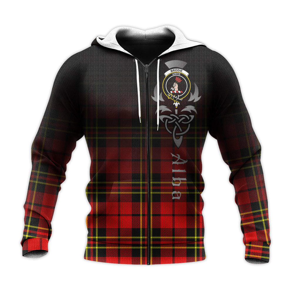 Brodie Modern Tartan Hoodie - Alba Celtic Style