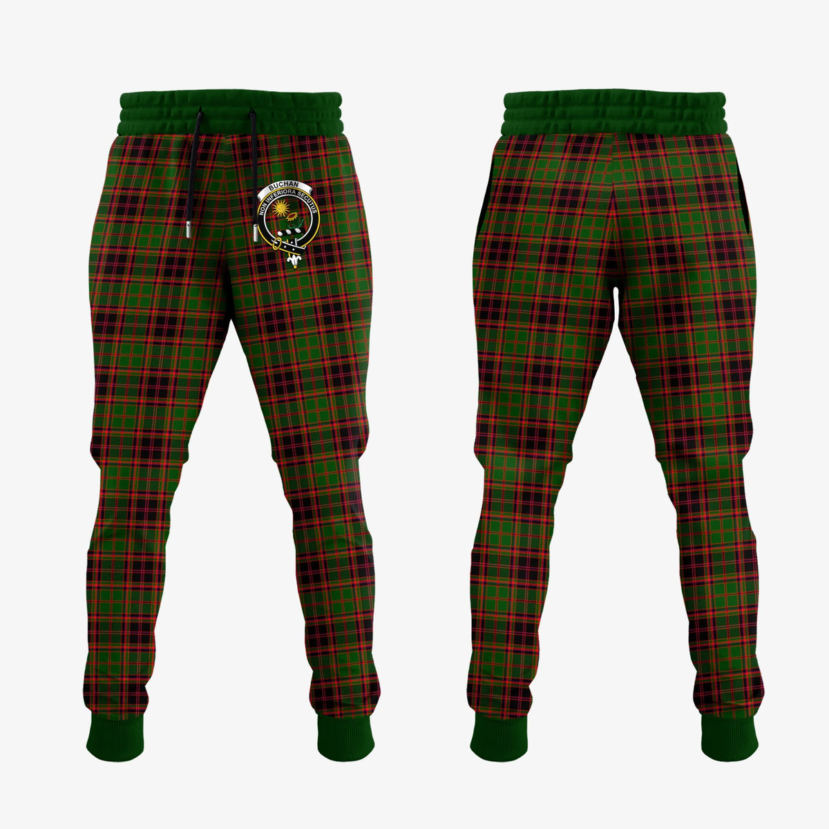 Buchan Modern Tartan Crest Jogger Sweatpants