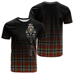 Buchanan Old Dress Tartan Crest T-shirt - Alba Celtic Style