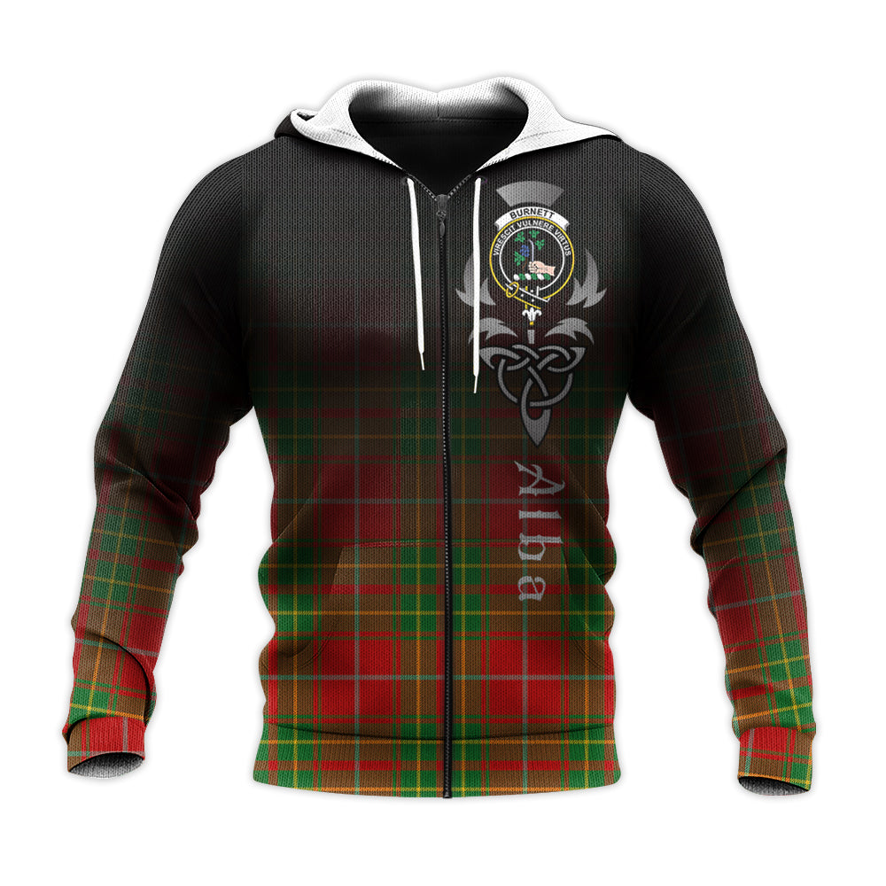 Burnett Ancient Tartan Hoodie - Alba Celtic Style