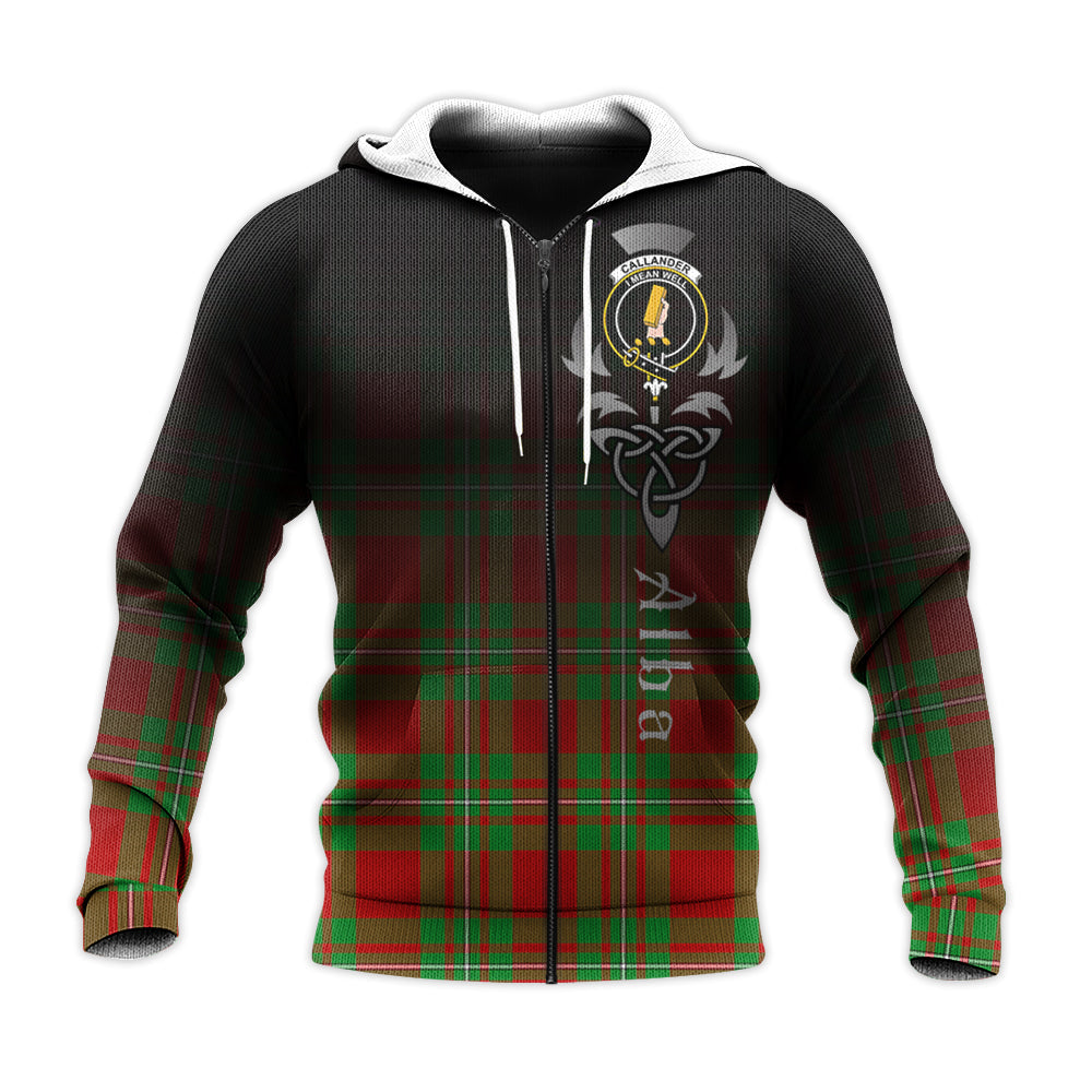 Callander Modern Tartan Hoodie - Alba Celtic Style