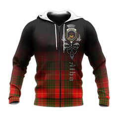 Cameron Modern Tartan Hoodie - Alba Celtic Style