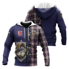 Cameron of Erracht Dress Tartan Hoodie - Lion Rampant And Celtic Thistle Style