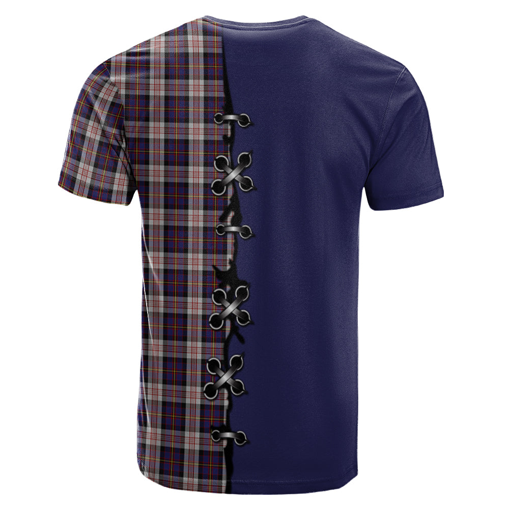 Cameron of Erracht Dress Tartan T-shirt - Lion Rampant And Celtic Thistle Style