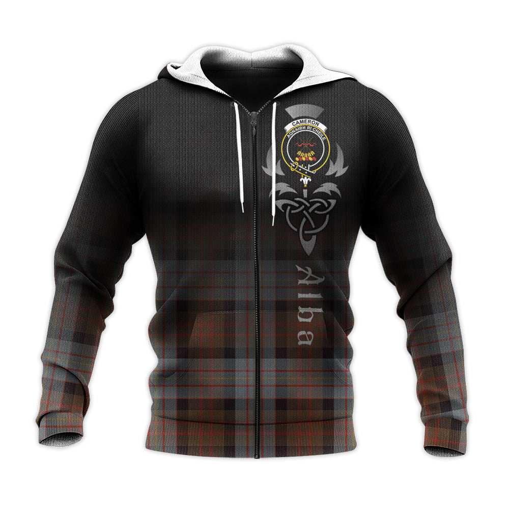 Cameron Of Erracht Weathered Tartan Hoodie - Alba Celtic Style