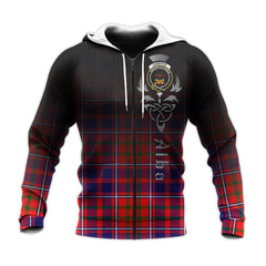 Cameron Of Lochiel Modern Tartan Hoodie - Alba Celtic Style