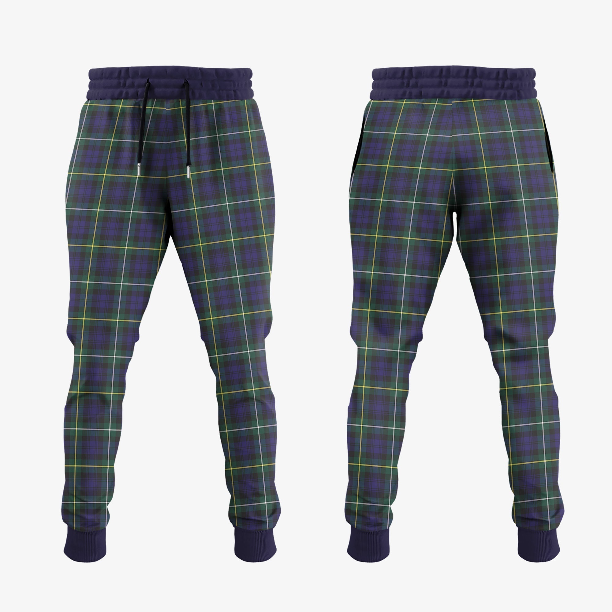 Campbell Argyll Modern Tartan Crest Jogger Sweatpants