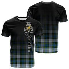 Campbell Dress Tartan Crest T-shirt - Alba Celtic Style