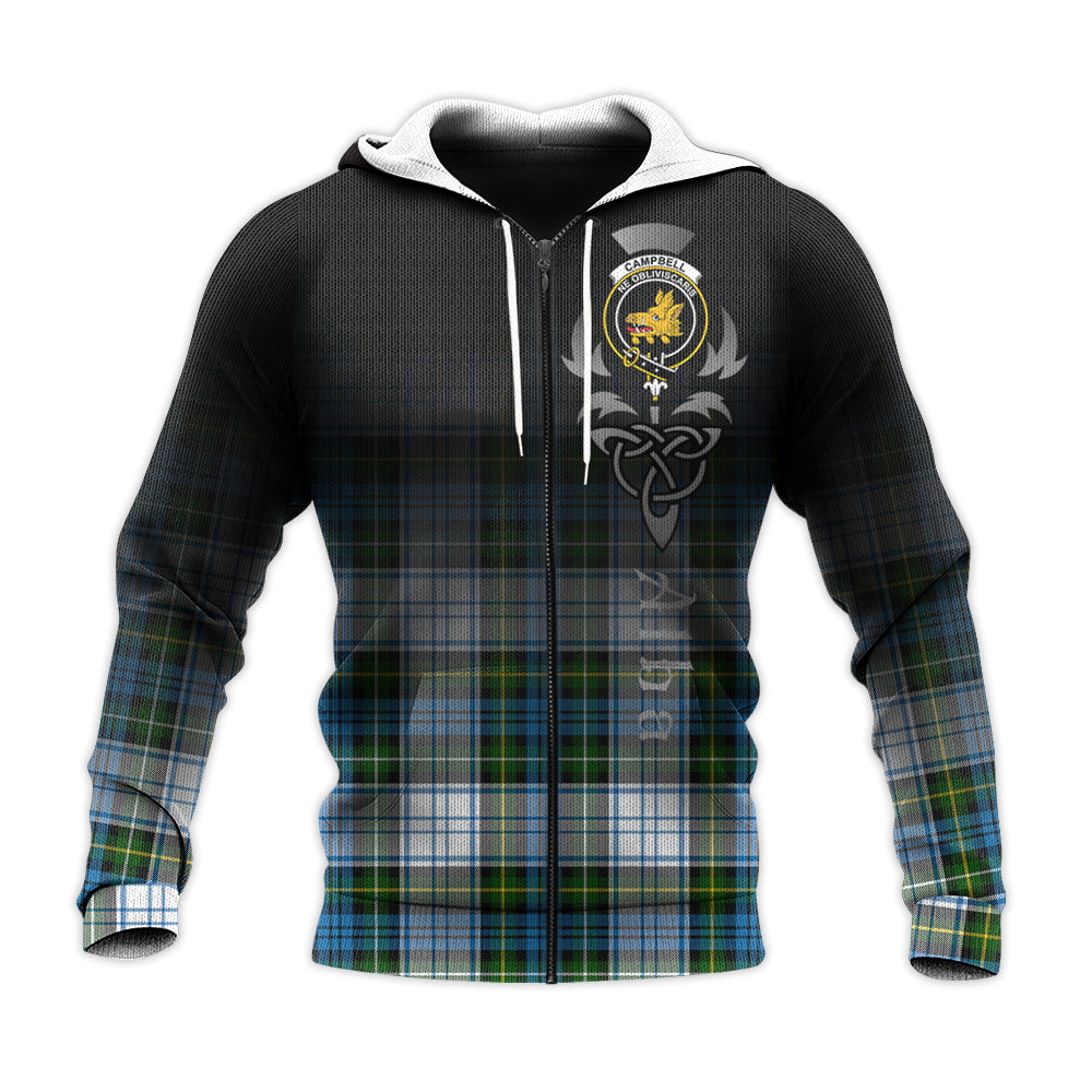 Campbell Dress Tartan Hoodie - Alba Celtic Style