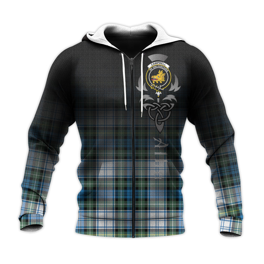 Campbell Dress Ancient Tartan Hoodie - Alba Celtic Style