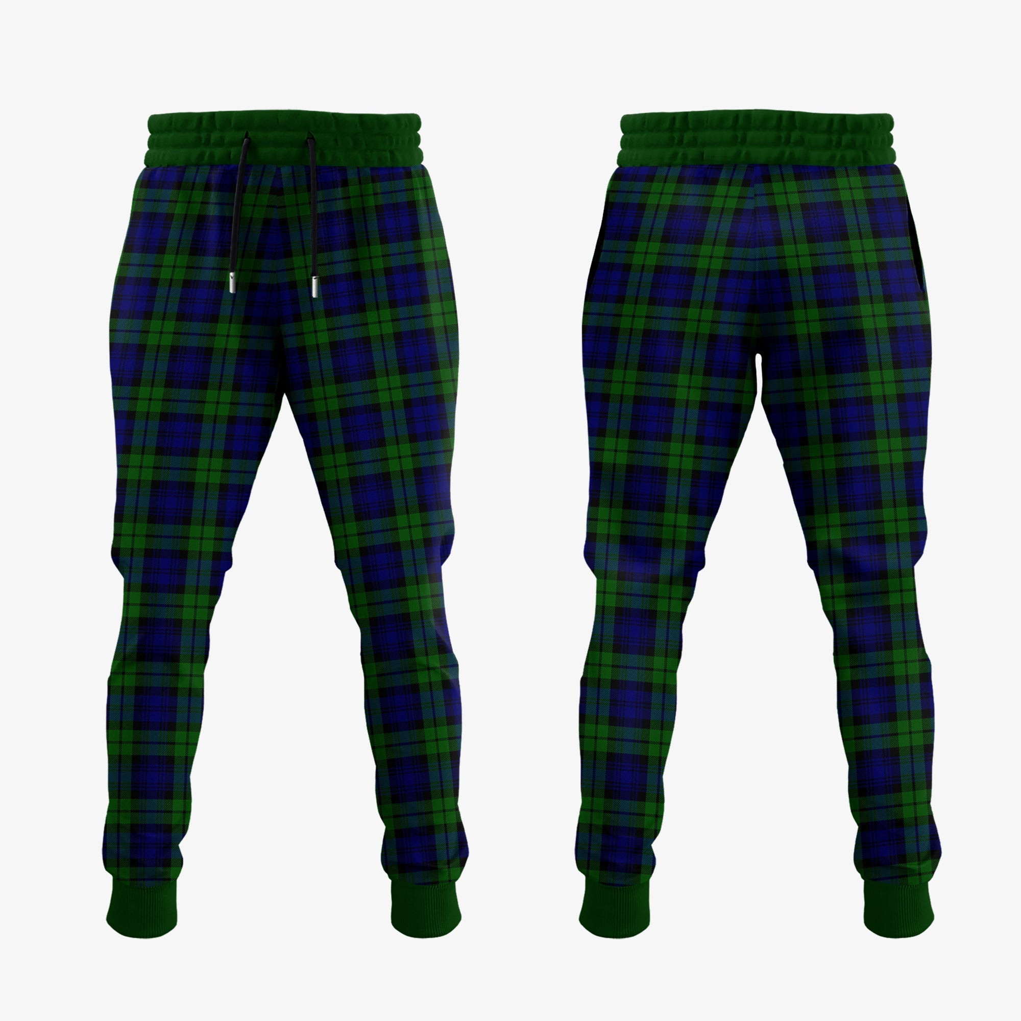 Campbell Modern Tartan Crest Jogger Sweatpants