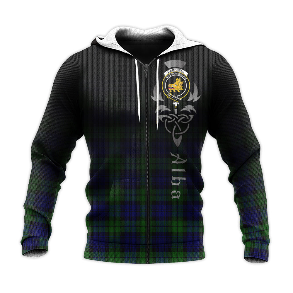 Campbell Modern Tartan Hoodie - Alba Celtic Style