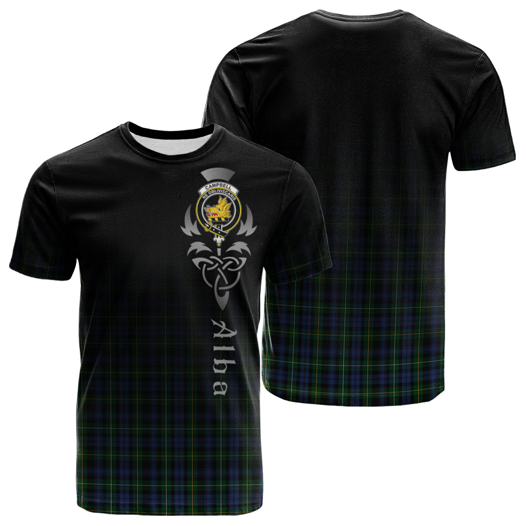 Campbell Of Argyll 01 Tartan Crest T-shirt - Alba Celtic Style