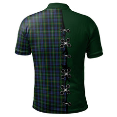 Campbell of Argyll 01 Tartan Polo Shirt - Lion Rampant And Celtic Thistle Style