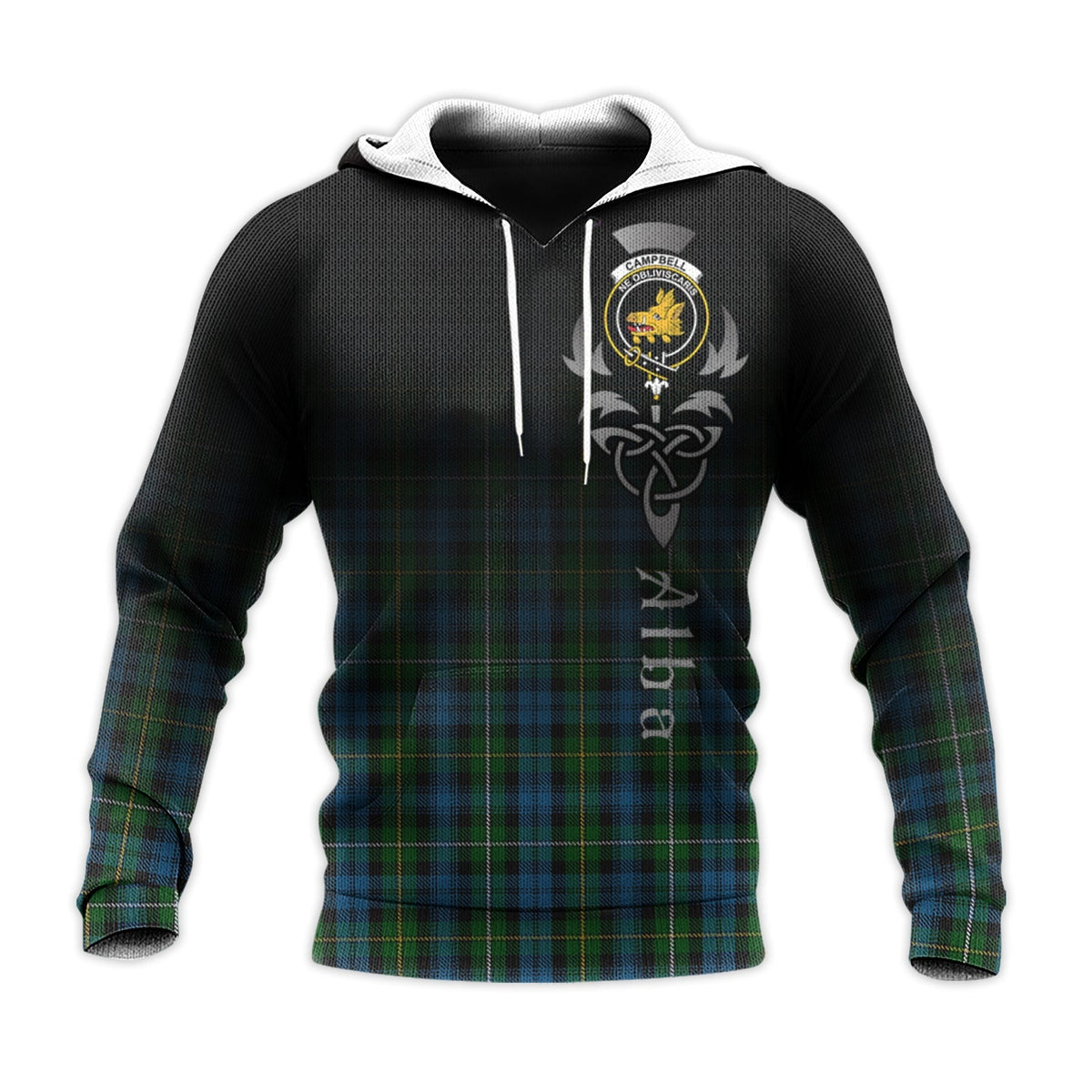 Campbell Of Argyll 02 Tartan Hoodie - Alba Celtic Style