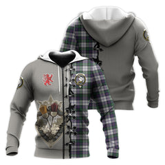 Campbell of Cawdor Dress Tartan Hoodie - Lion Rampant And Celtic Thistle Style