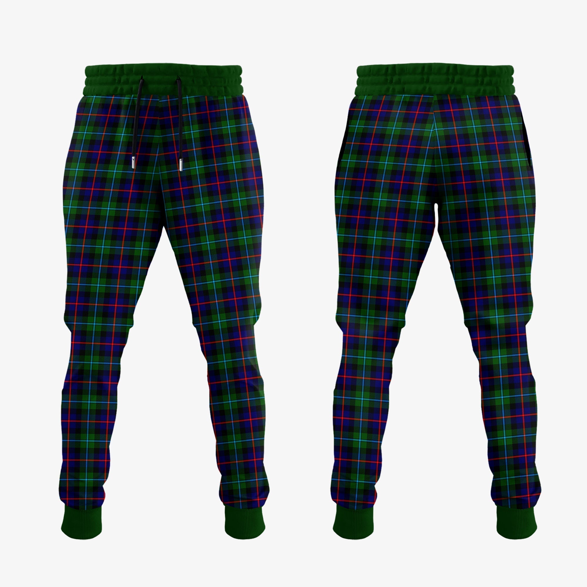 Campbell Of Cawdor Modern Tartan Crest Jogger Sweatpants